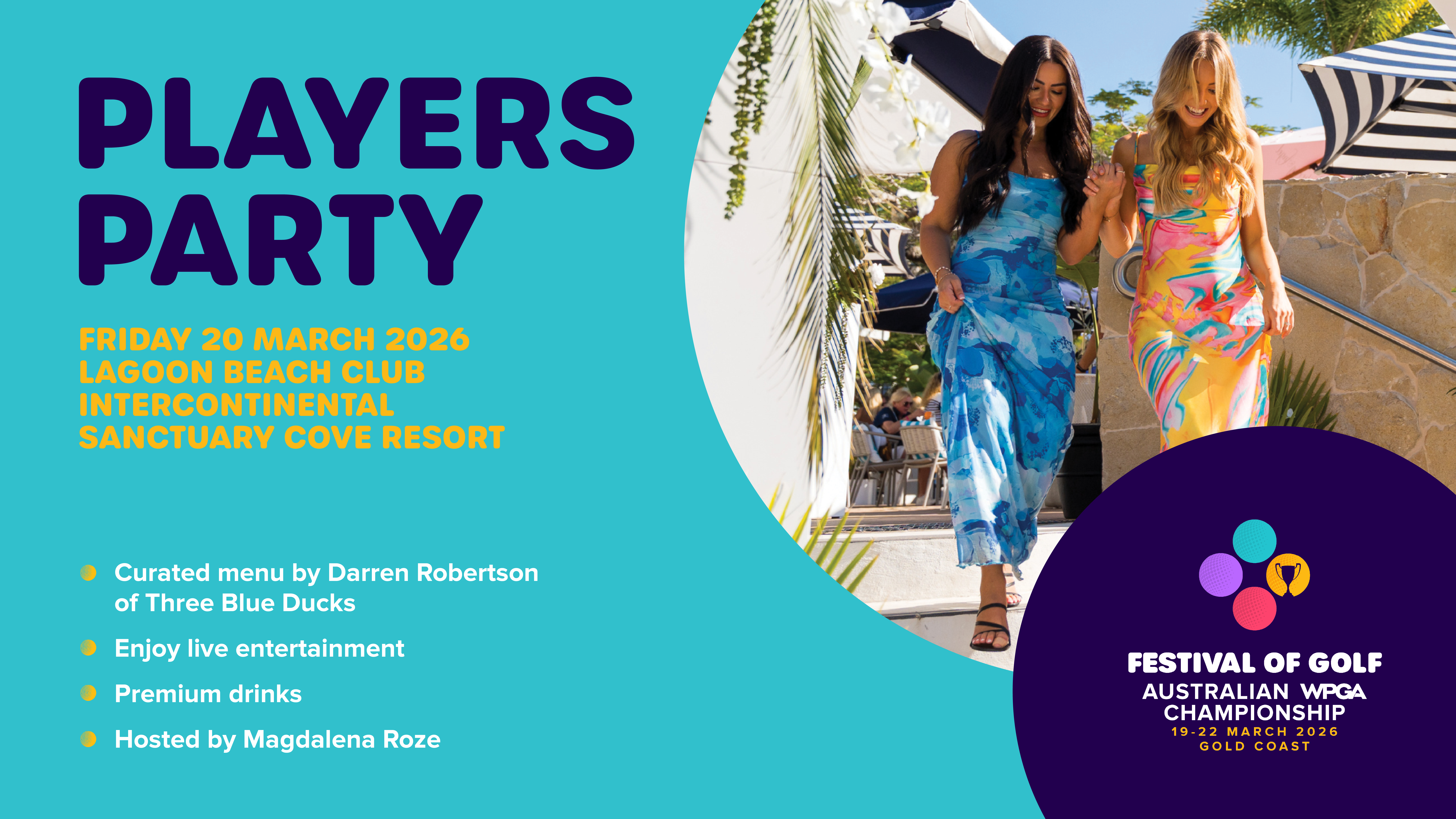 Enter and tell us why you should win 2x Tickets to the Festival of Golf Players Party